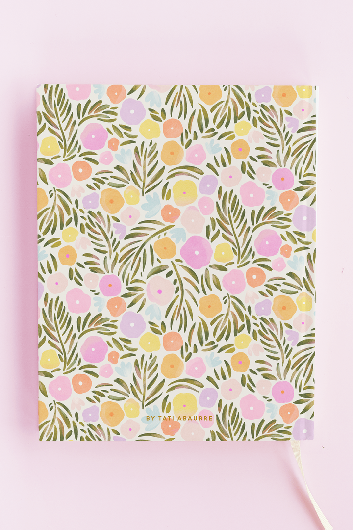 Happy Florals Hardbound Undated Planner