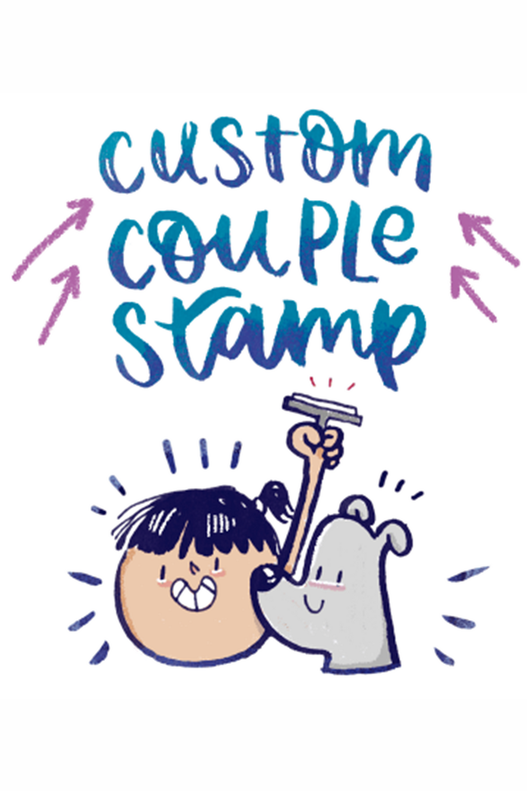 Custom Couple Stamp