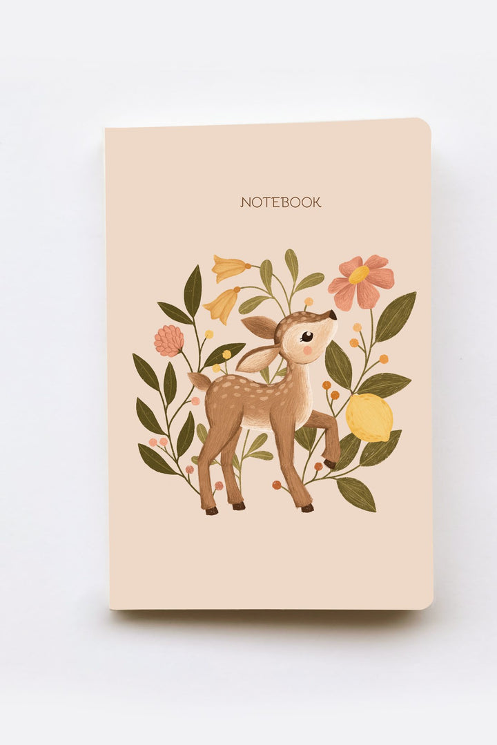 Spring Deer Softcover Notebook