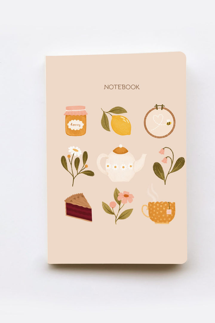 Cozy Tea Softcover Notebook
