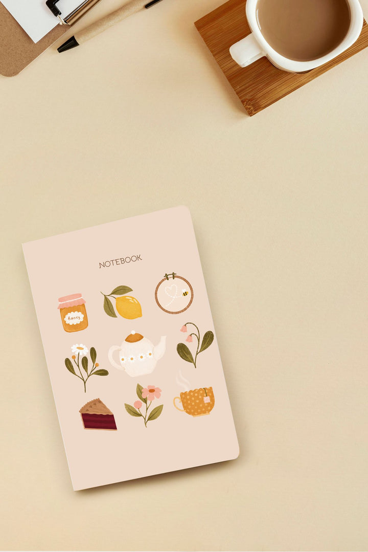 Cozy Tea Softcover Notebook