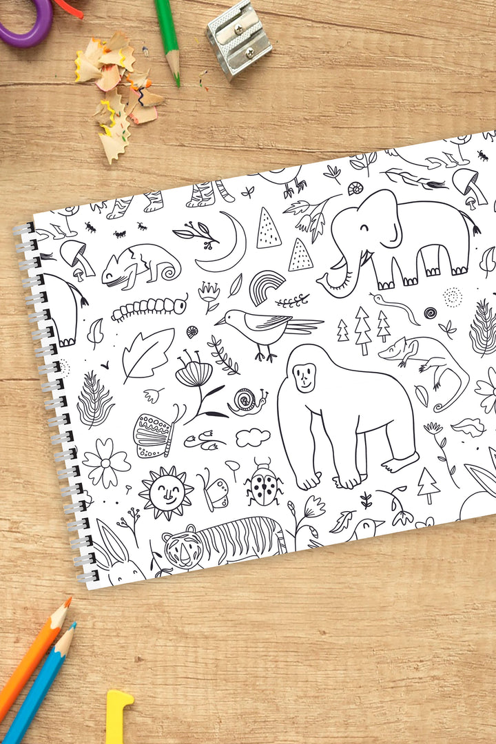 Jungle Safari A4 Sketchbook