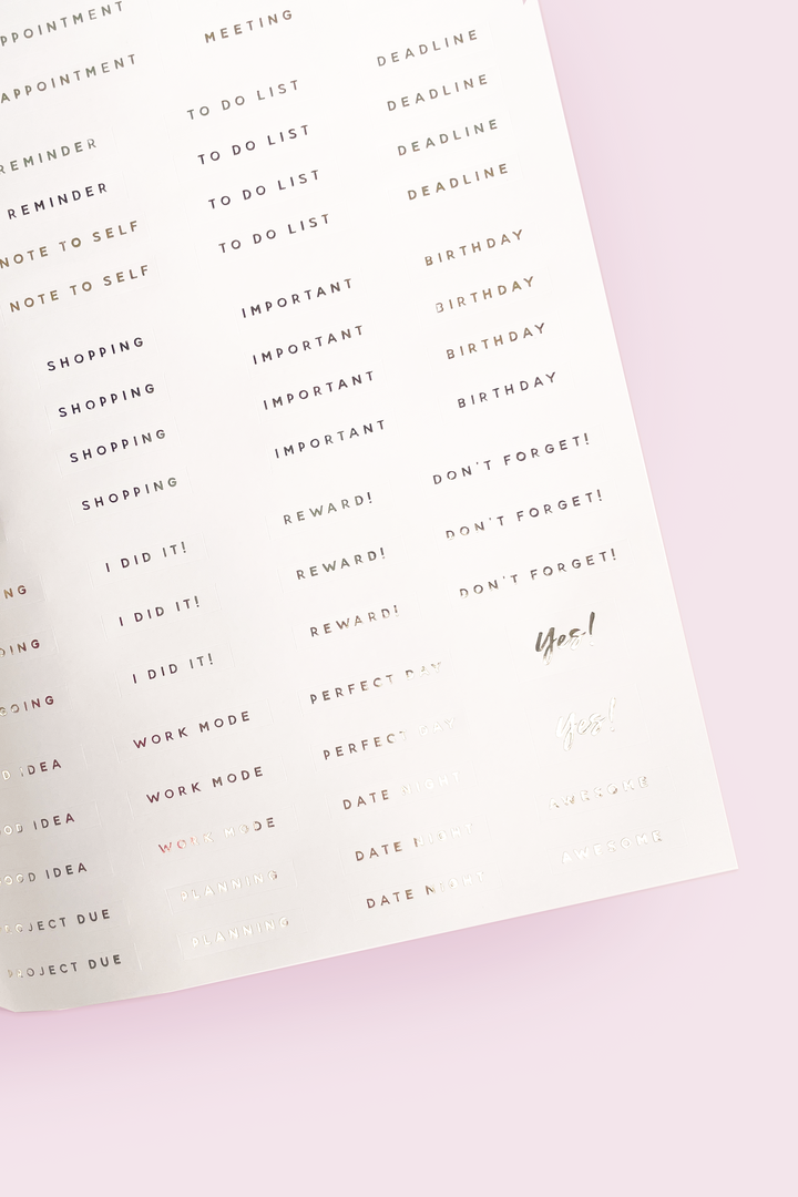 Happy Florals Wiro Undated Planner