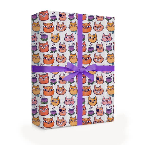 Happy Cats Wrapping Paper - Alicia Souza