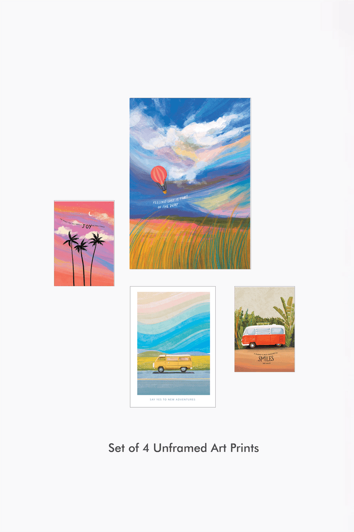 The Joy of the Journey Wall - Set of 4