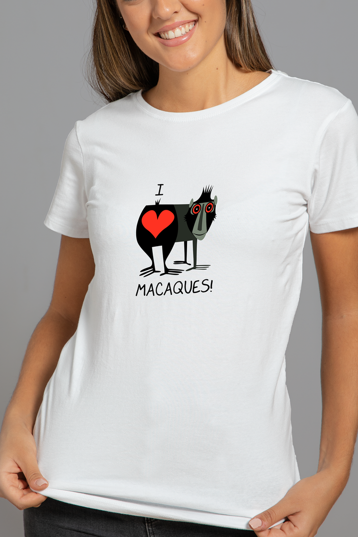 I love Macaques T-shirt