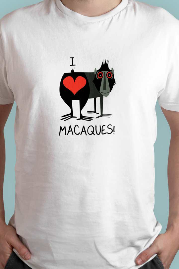 I love Macaques T-shirt