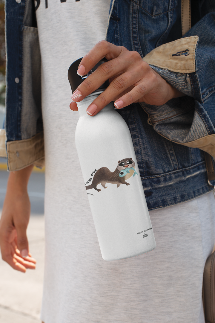 Smooth Coated Otter Water Bottle