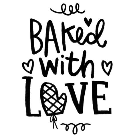 Baked With Love Stamp