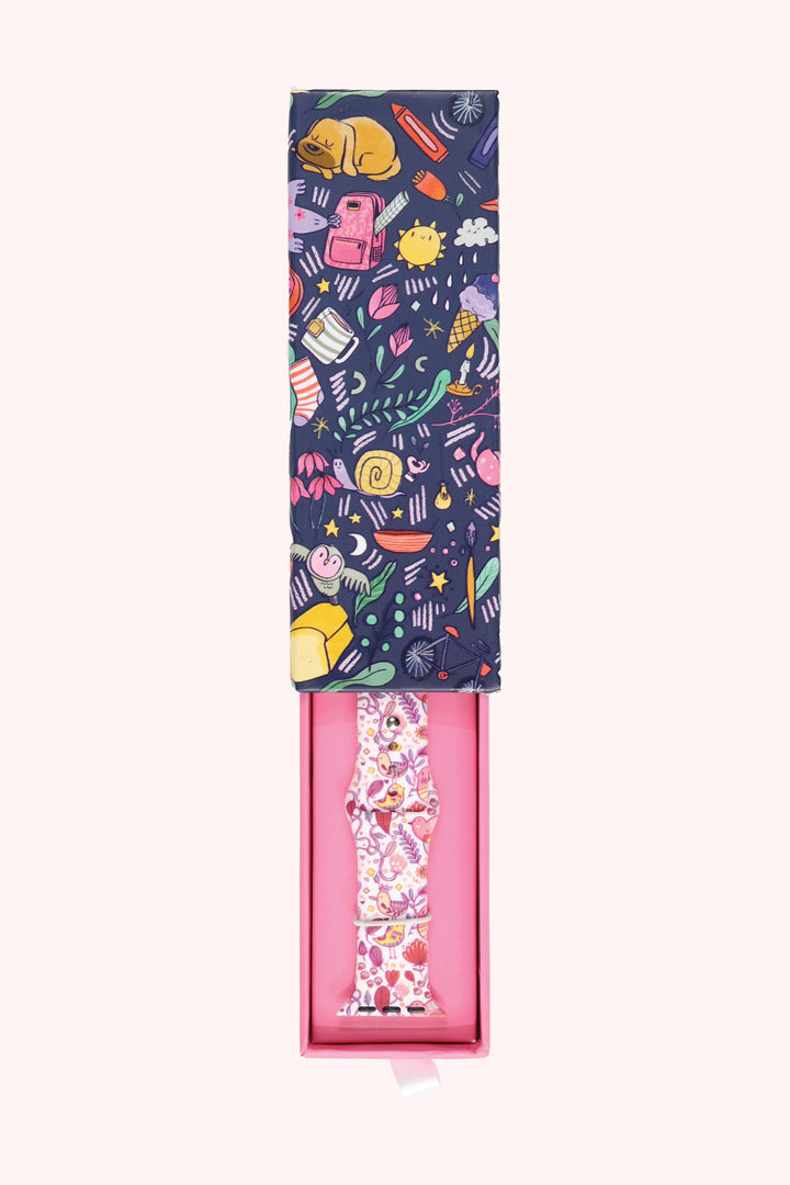 Bird Flow 22mm Watch Strap with Push Button