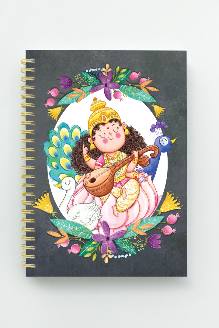 Maa Saraswati A5 Sketchbook