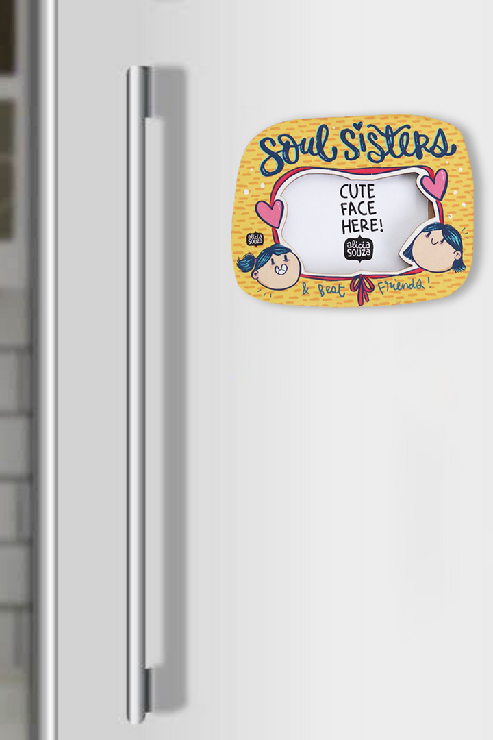 Soul sister - Refrigerator Magnetic Frame (big)