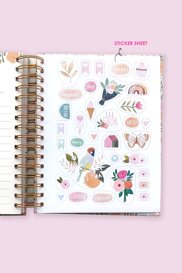 Bird Vines Wiro Undated Planner