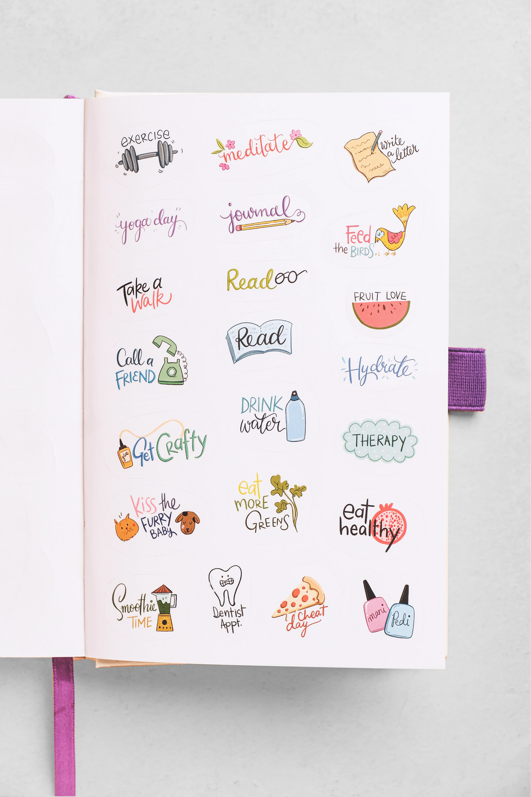 Devinity Undated Planner | 3 Sticker Sheets | 2 Free Keychains