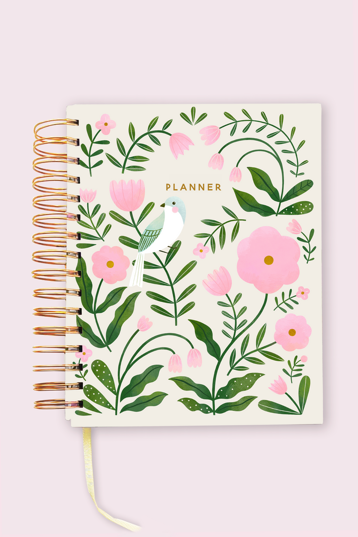 Bird Vines Wiro Undated Planner