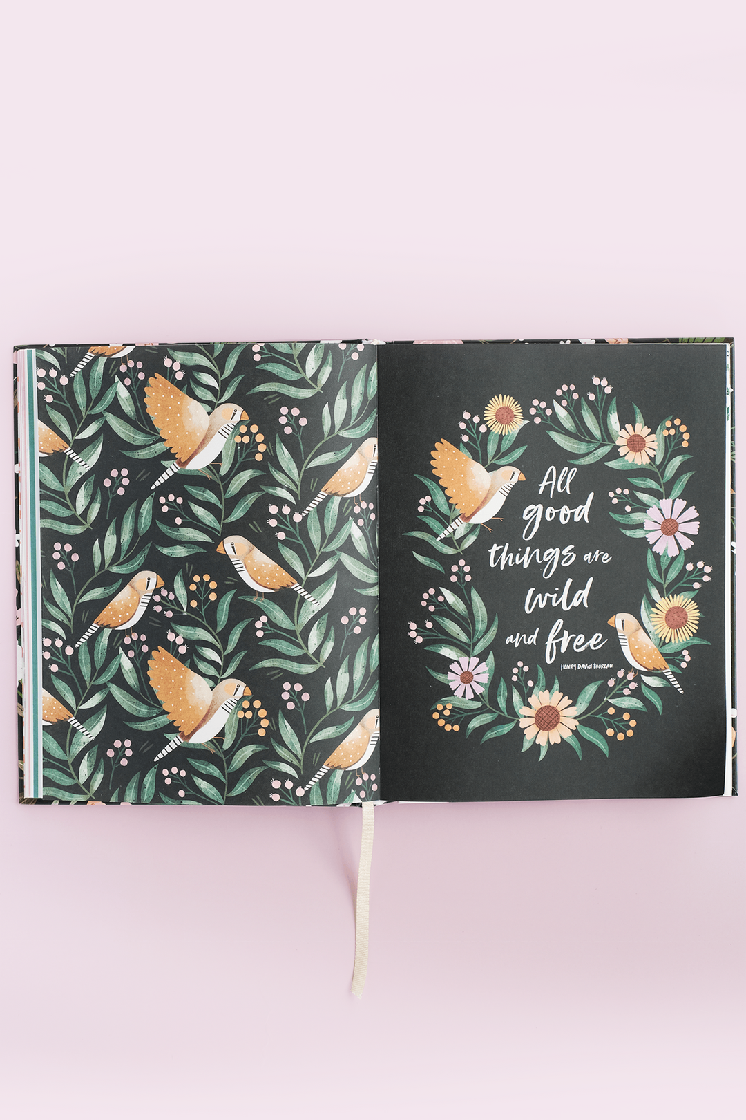 Bird Garden Hardbound Undated Planner